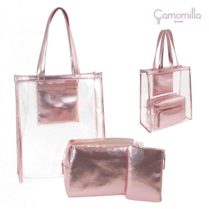 Camomilla Set Bag Pink Metal Ref. 06606