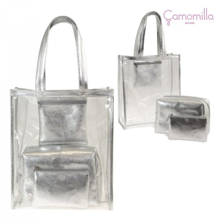Camomilla Set Bag Silver Metal Ref. 06606