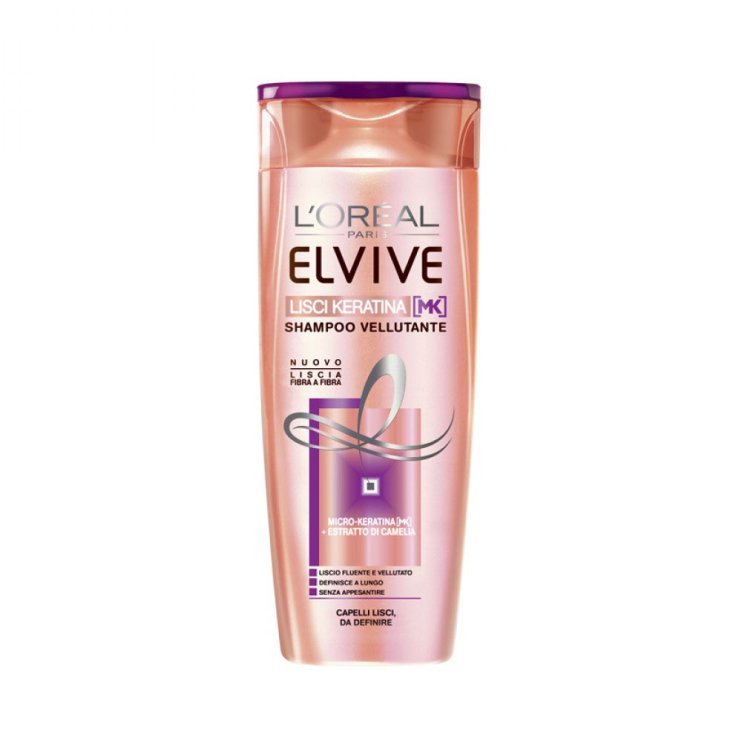 L Oreal Elvive Lisci Keratina Shampoo Vellutante 400 ml