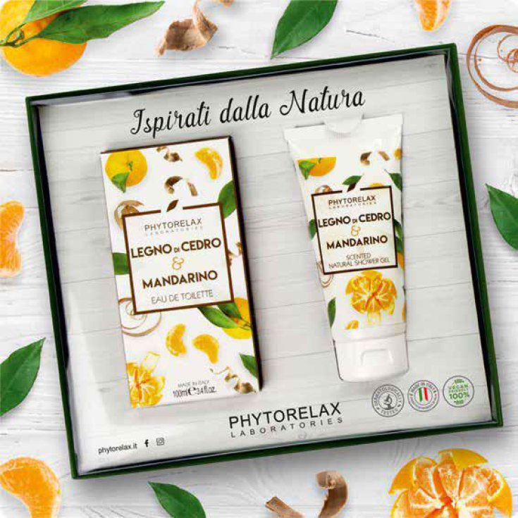 Cofanetto 2018 Phytorelax Legno di Cedro & Mandarino Ref. 9807