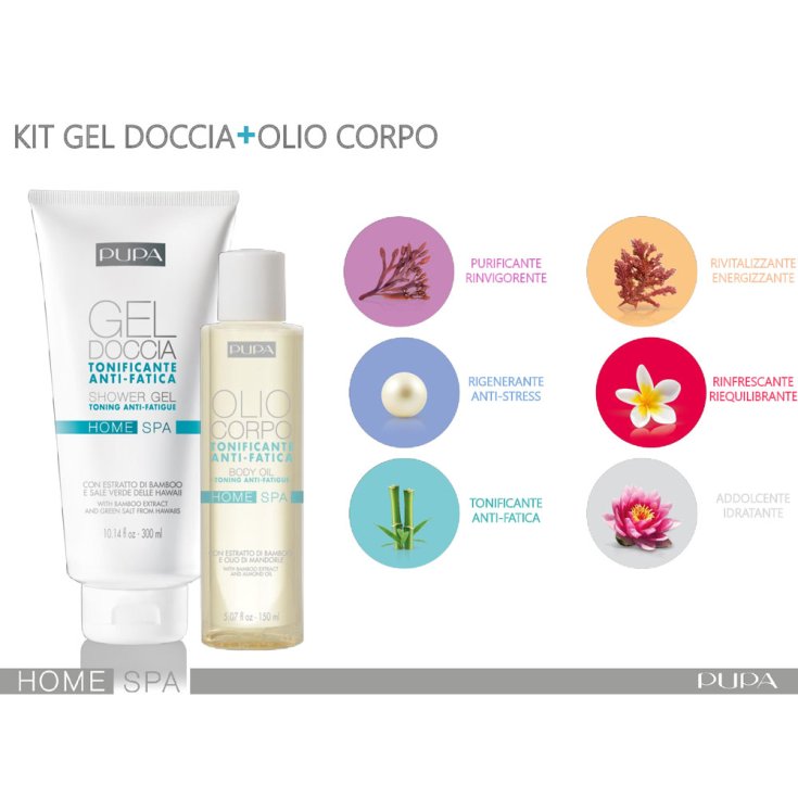 *PUPA KIT HOME SPA D/S+OLIO CORPO 7