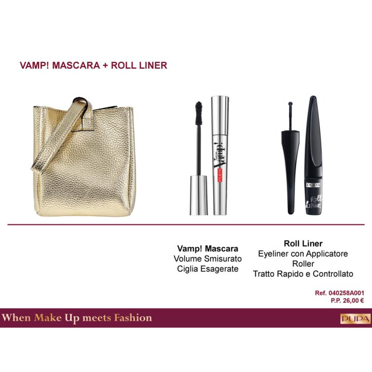 *PUPA KIT POCHETTE MASC VAMP+ROLL L