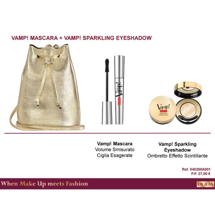 *PUPA KIT POCHETTE MASC VAMP+SPARKL