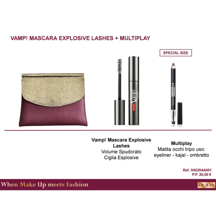 *PUPA KIT POCHETTE MASC EXPL+M/MAT.