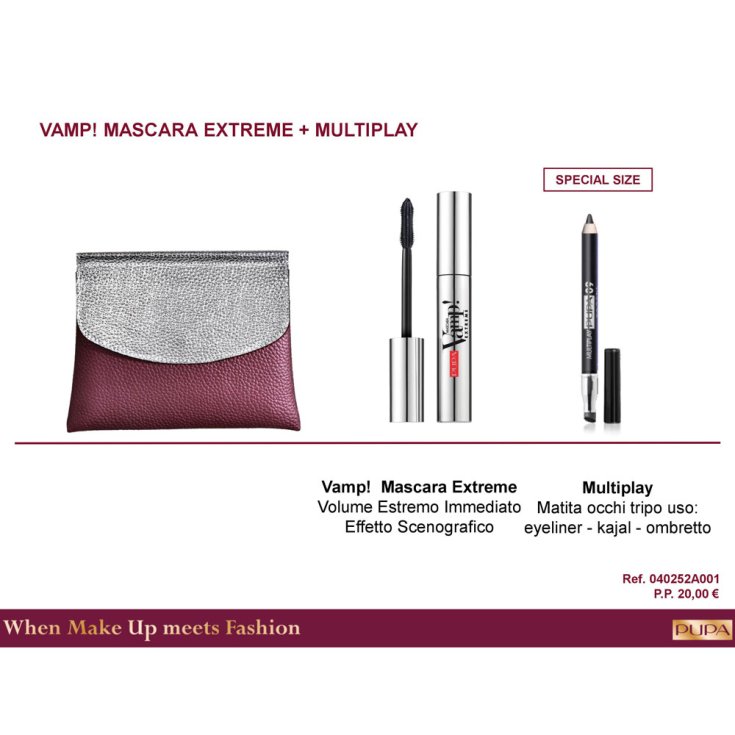 *PUPA KIT POCHETTE MASC EXTR+M/MAT.