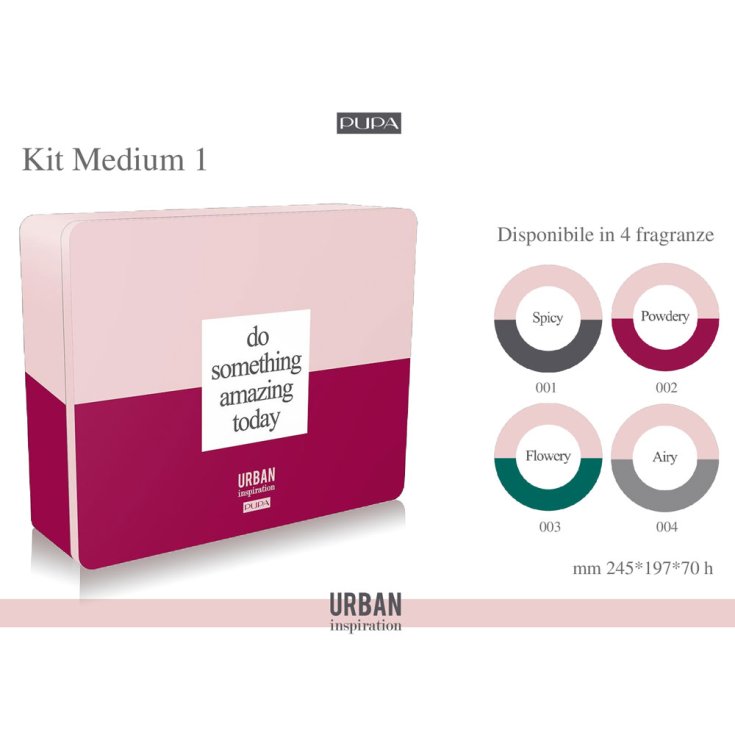 PUPA URBAN INSPIRATION KIT MEDIUM