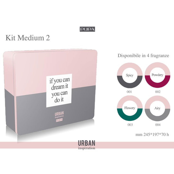 PUPA URBAN INSPIRATION KIT MEDIUM