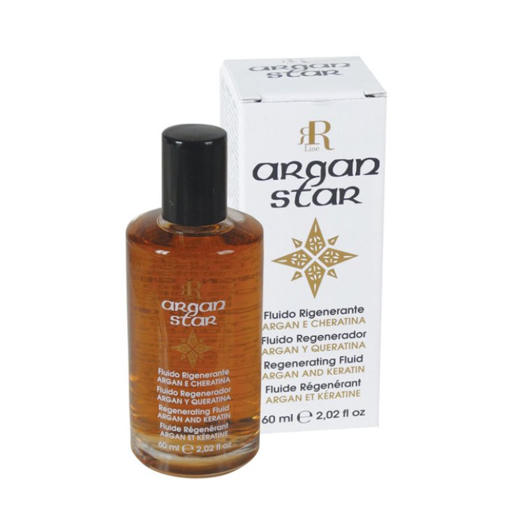 RR  Line Real Star Argan Star Fluido Rigenerante Argan e Cheratina 60 ml