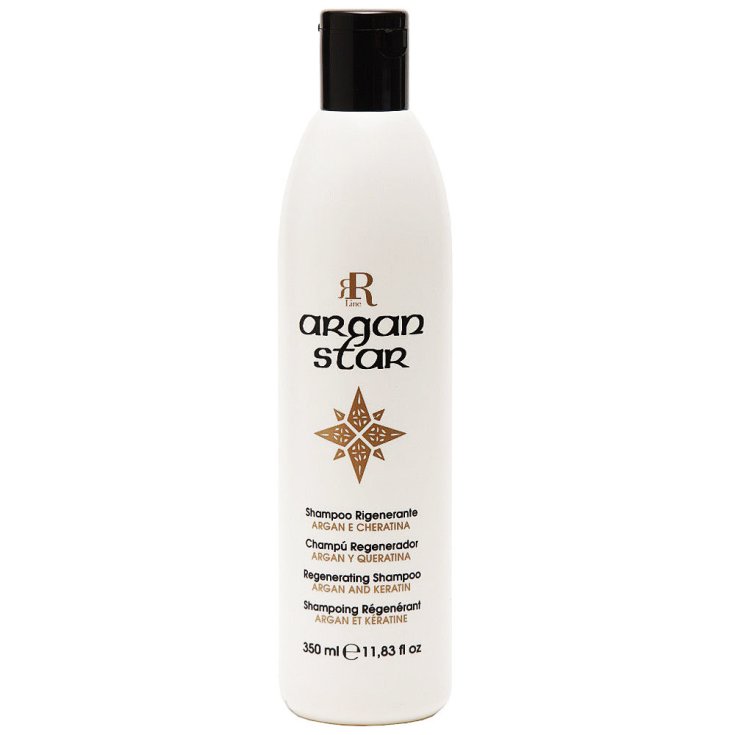 RR  Line Real Star Argan Star Shampoo Rigenerante Argan e Cheratina 350 ml