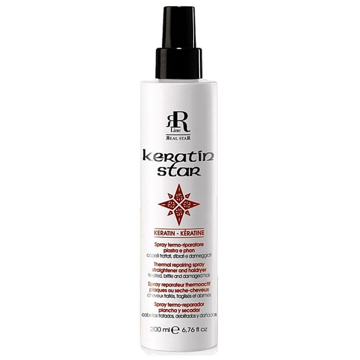 RR Line Real Star Keratin Star Spray Termo Riparatore Piastra e Phon 200 ml