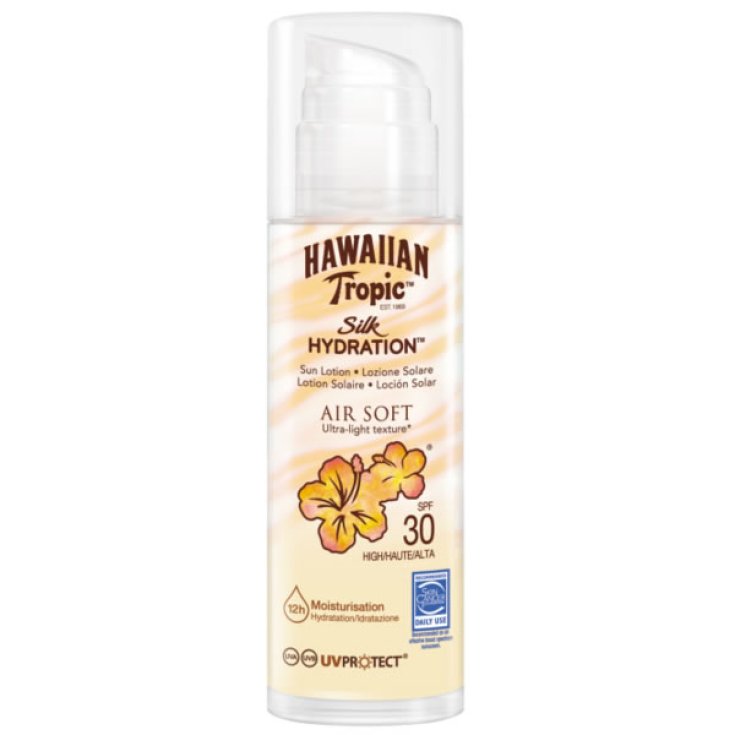 Hawaiian Tropic Silk Hidration Air Soft Lozione Solare Spf30 150ml