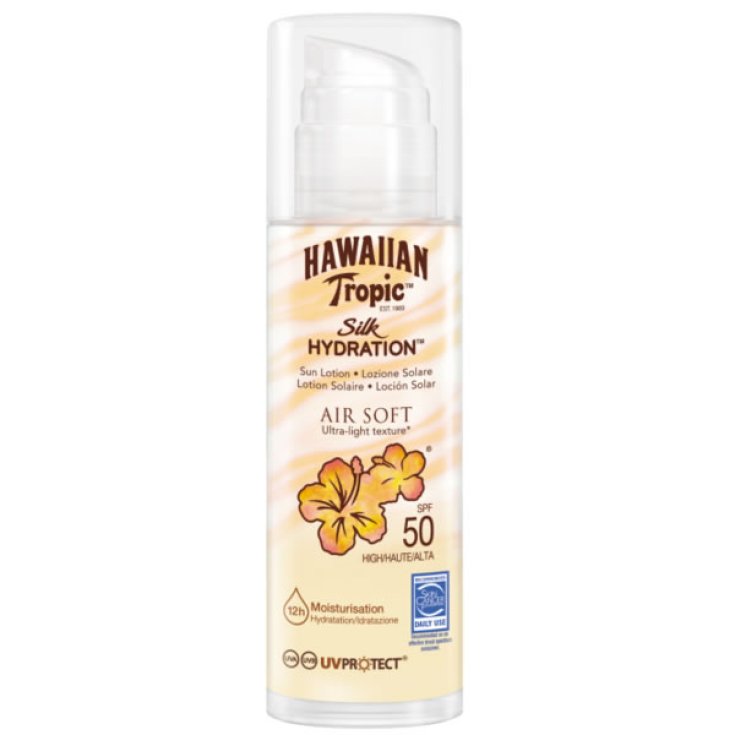 Hawaiian Tropic Silk Hidration Air Soft Lozione Solare Spf50 150ml