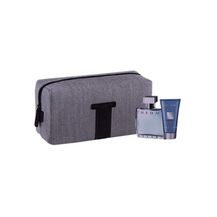@AZZARO CHROME KIT EDT50+DS50+BORSE