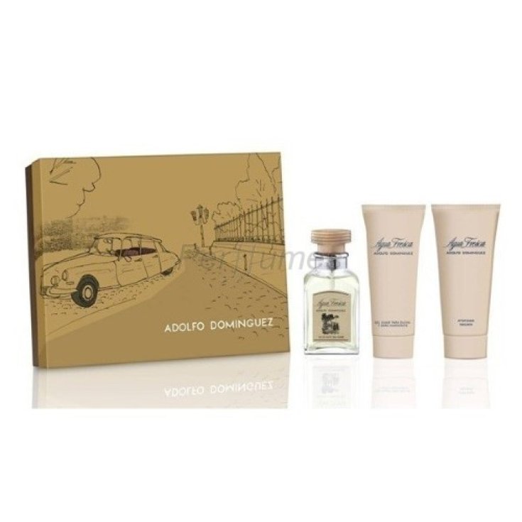 Adolfo Dominguez Agua Fresca Eau De Toilette Spray 120ml Set 3 Parti