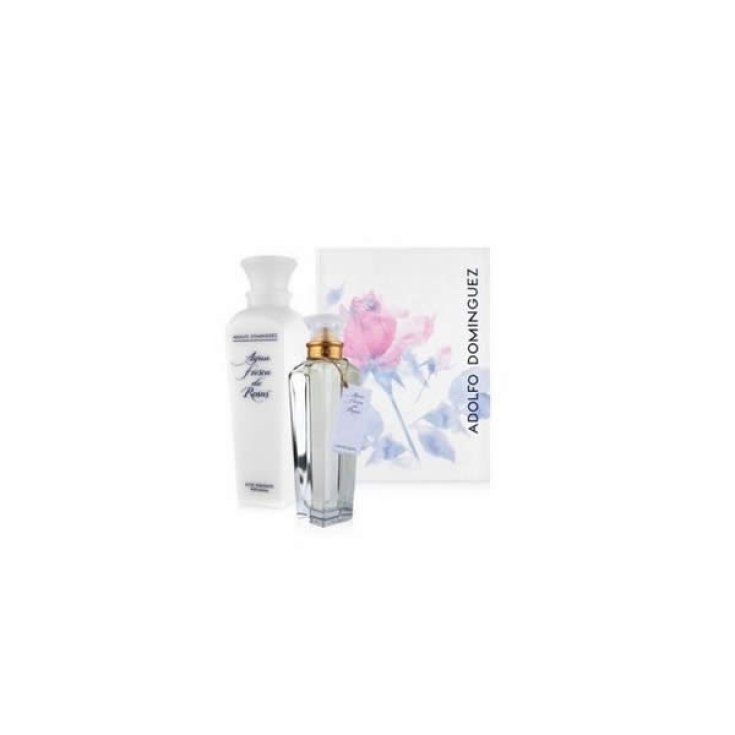 Adolfo Dominguez Agua Fresca De Rosas Eau De Toilette Spray 200ml Set 2 Parti