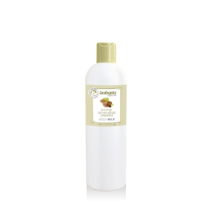 Babaria Body Milk Organic Sweet Almond Oil 400ml