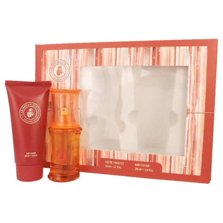 Caribbean Joe For Girl Eau De Toilette Spray 50ml Set 2 Parti