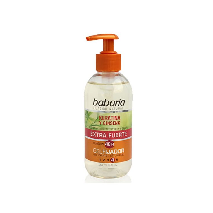 Babaria Styling Gel Extra Strong With Keratin And Ginseng 300ml Babaria Styling Gel Extra Strong With Keratin And Ginseng 300ml