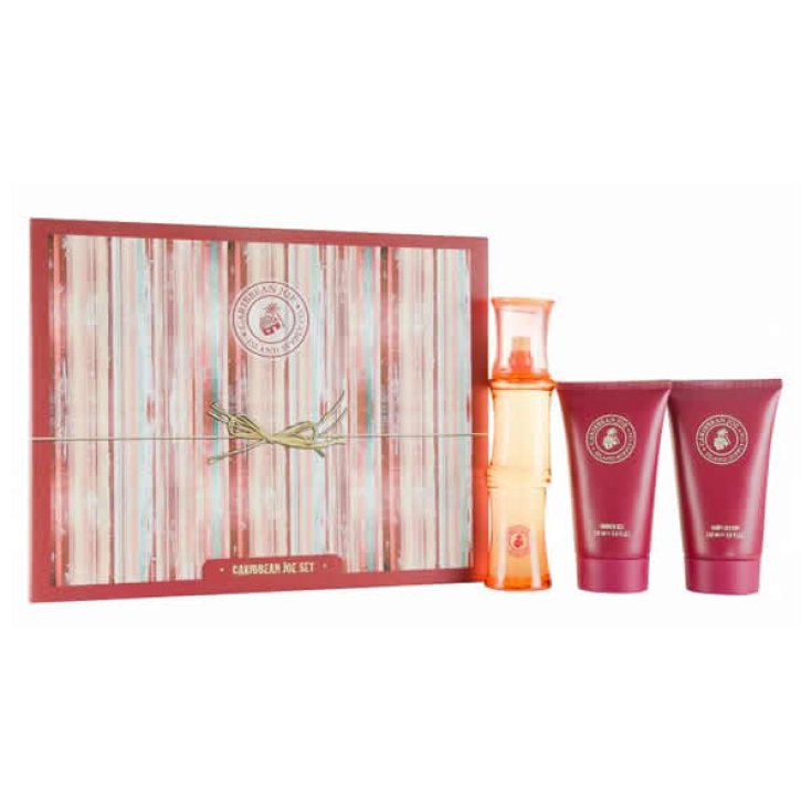 Caribbean Joe For Girl Eau De Toilette Spray 100ml Set 3 Parti