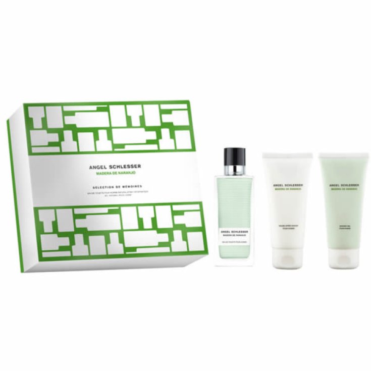 Angel Schlesser Madera Naranjo Eau De Toilette Spray 100ml Set 3 Parti