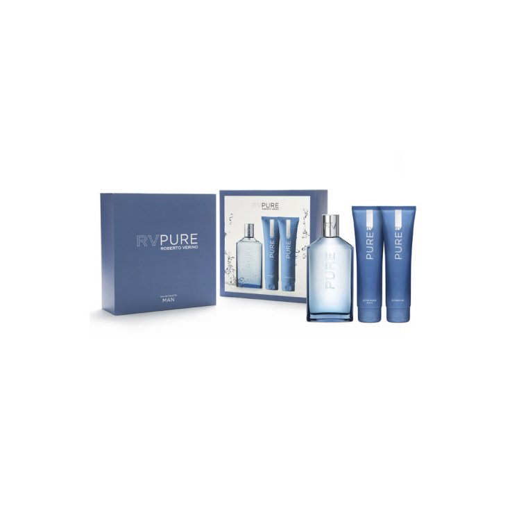 Roberto Verino Rv Pure Man Eau De Toilette Spray 150ml Set 3 Parti 2016