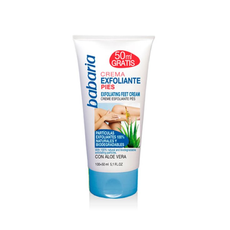 Babaria Exfoliating Feet Cream With Aloe Vera 50ml