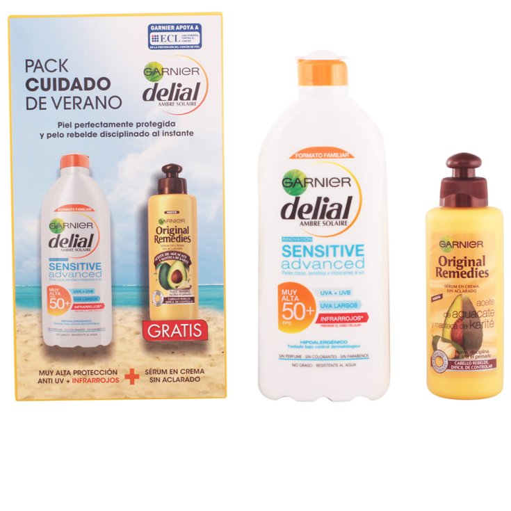 Delial Sensitive Advanced Sun Milk Spf50 300ml Set 2 Parti