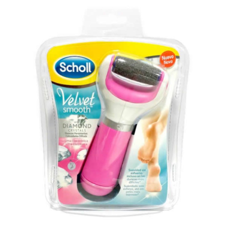Scholl Velvet Soft Con Cristalli Di Diamante Elettronica di Lima Rosa 1 Unit&agrave;