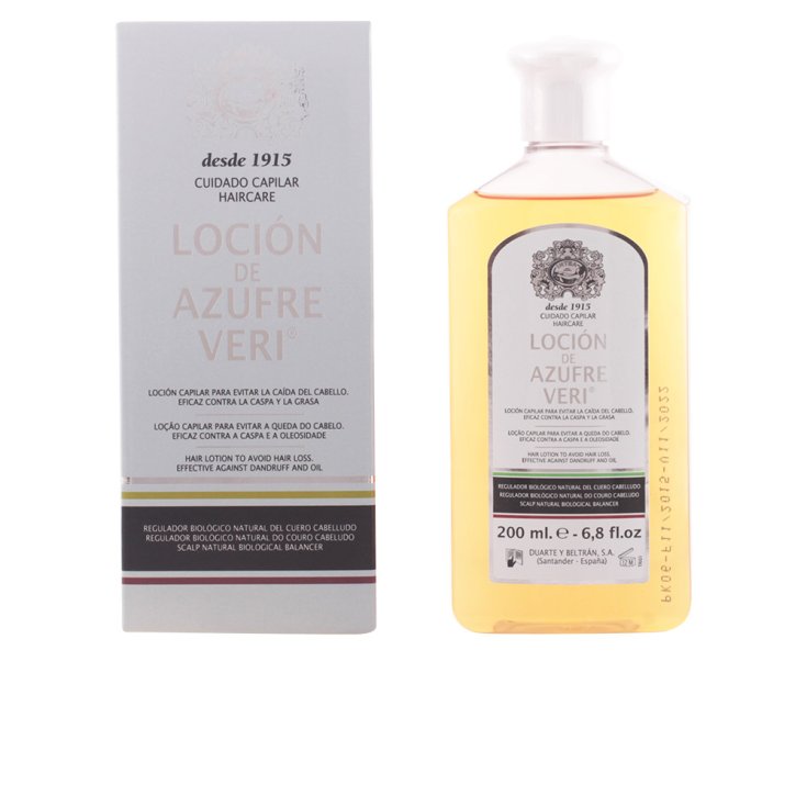 Azufre Veri Lozione Per Capelli Anti-Caduta 200ml