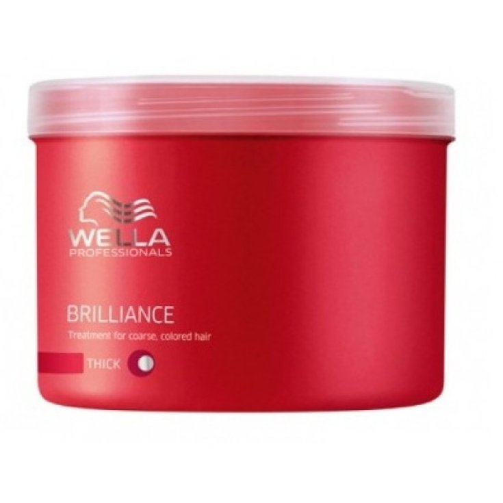 Wella Brilliance Maschera Capelli Grossi 500ml