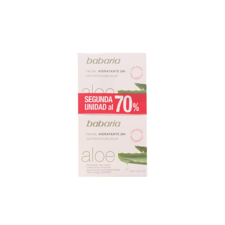 Babaria Aloe Vera Crema Idratante Viso 24h Set 2 Parti