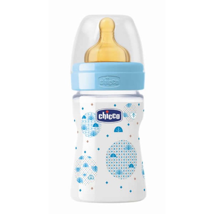 Chicco Well-Being Biberon Silicone Azzurro 0m+ 150ml