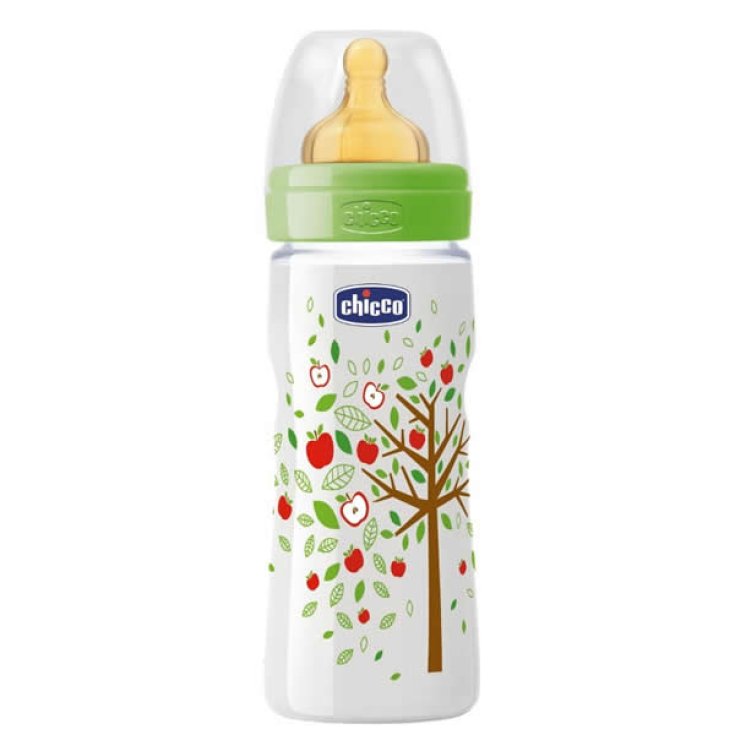 Chicco Well-Being Biber&oacute;n Caucho Pp Flujo R&aacute;pido Verde 4m 330ml