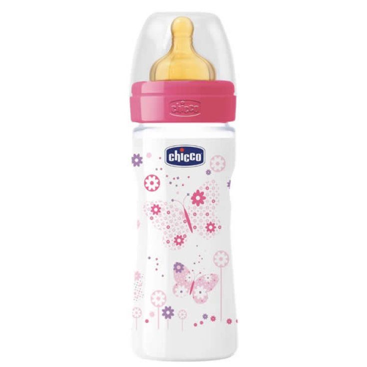 Biberon Chicco Pp T Fisiologico Regolare Flusso Rosa 250ml 2m Rosa