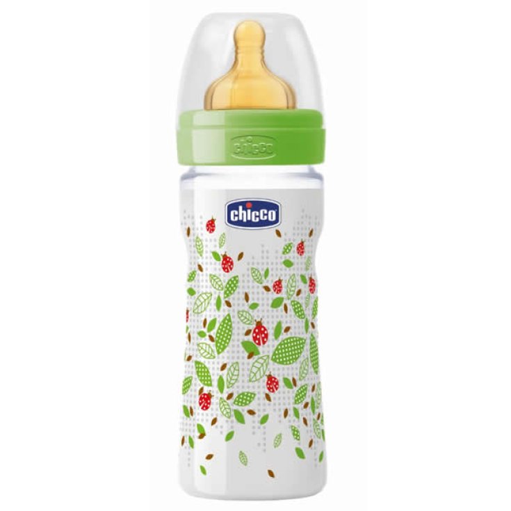 Chicco Well-Being Biberon Caucci&ugrave; PP Flusso Medio 2m+ 250ml