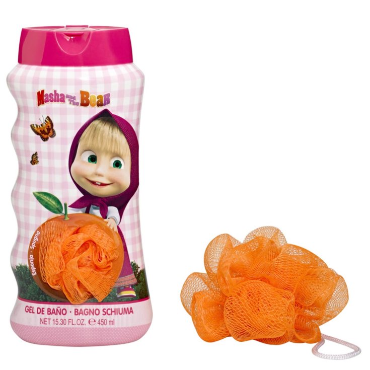 Cartoon Masha And The Bear Gel Doccia 450ml Set 2 Parti