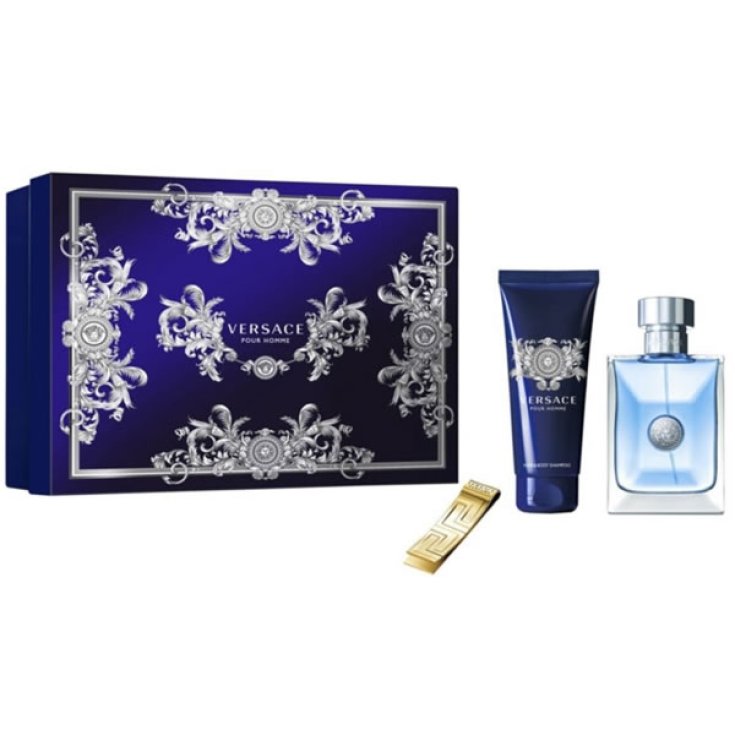 Versace Pour Homme Eau De Toilette Spray 100ml Set 3 Parti 2016