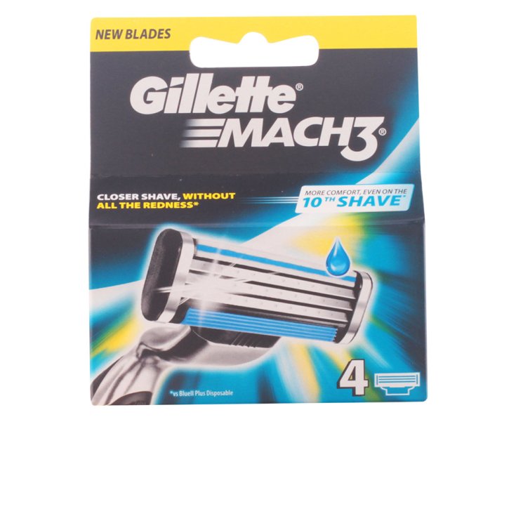 *GILLETTE MACH 3 LAME X 4 PZ