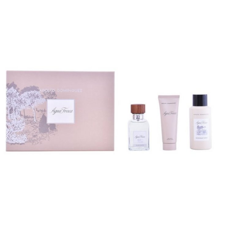 Adolfo Dominguez Agua Fresca Eau De Toilette Spray 120ml Set 3 Parti 2017