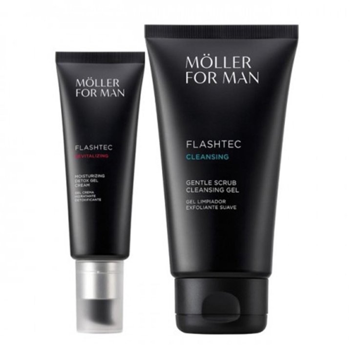 Anne Moller For Man Flashtec Detox Gel Cream 50ml Set 2 Parti