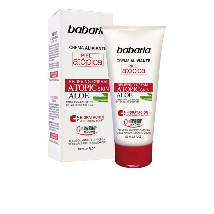 Babaria Aloe Vera Crema Sollievo Pelle Atopica 0% 100ml