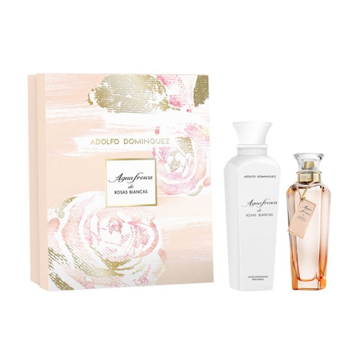 Adolfo Dominguez Agua Fresca De Rosas Blancas Eau De Toilette Spray 120ml Set 2 Parti 2017