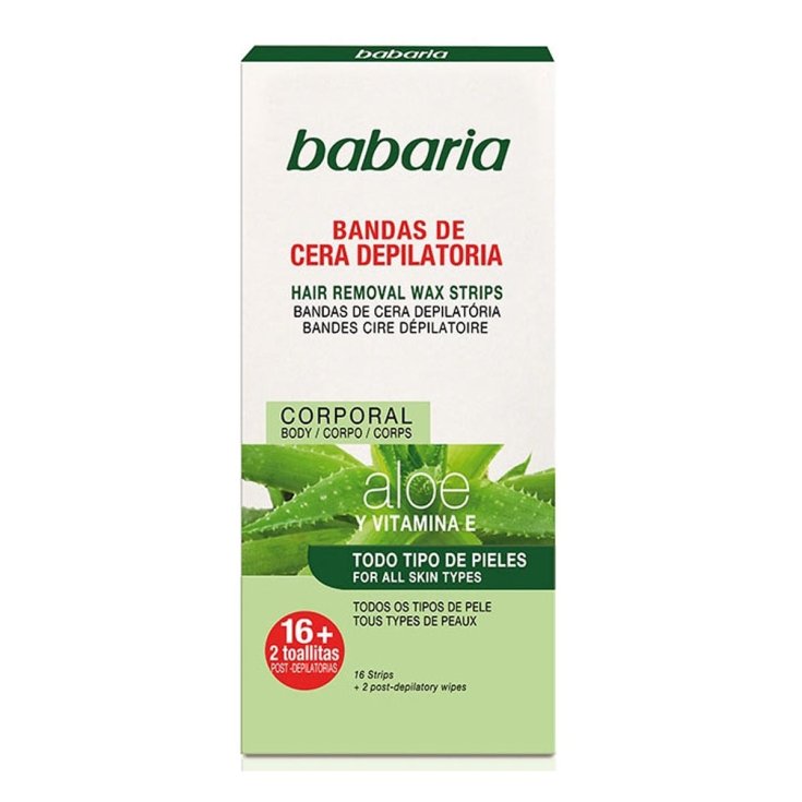 Babaria Aloe Strisce Di Cera Tutti I Tipi Di Pelle 16 Unit&aacute;