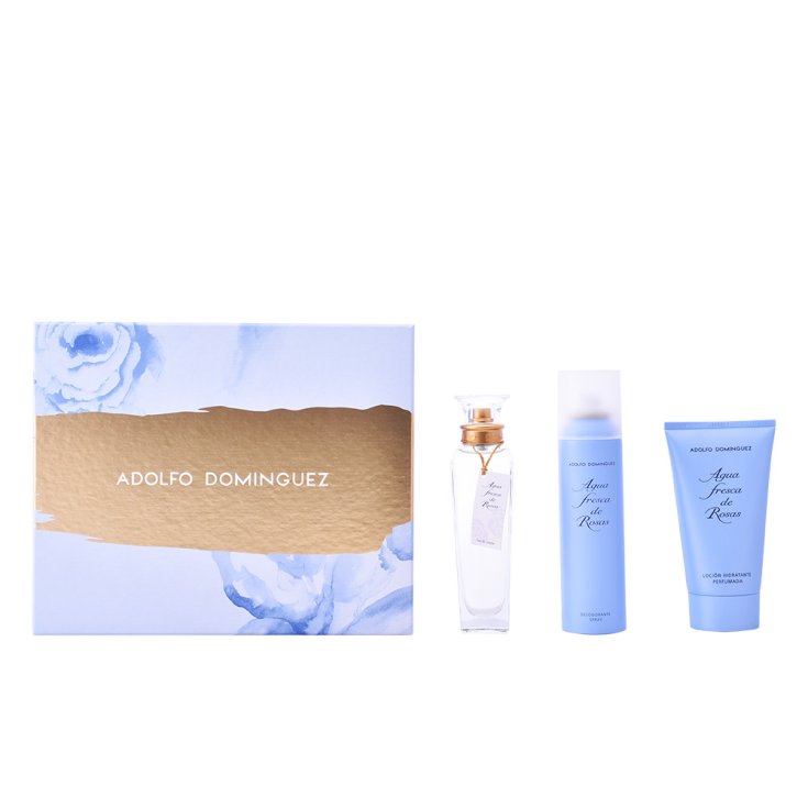 Adolfo Dominguez Agua Fresca De Rosas Eau De Toilette Spray 120ml Set 3 Parti 2017