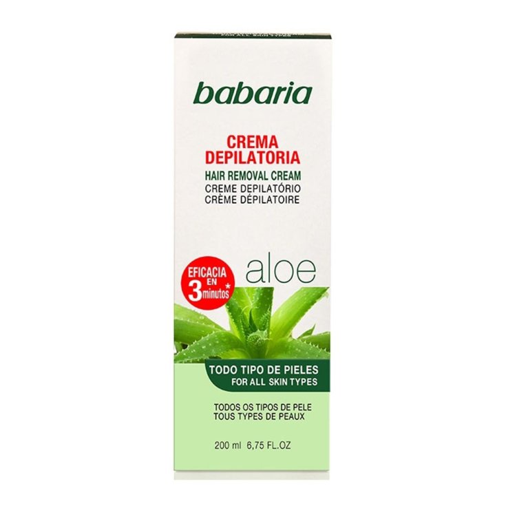 Babaria Aleo Hair Removal Cream Tutti I Tipi Di Pelle 200ml