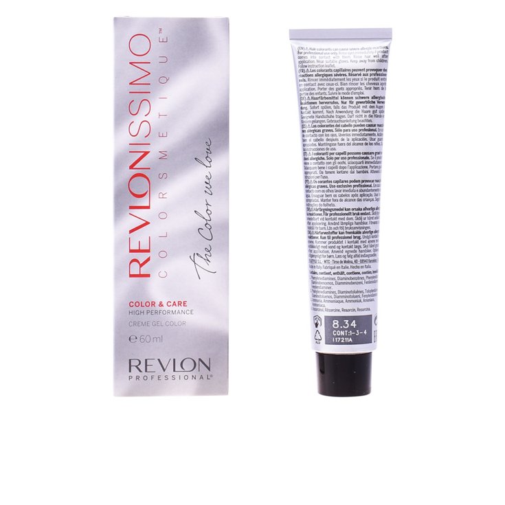 Revlon Revlonissimo Color Care Nmt 8.34 Biondo Chiaro Dorato