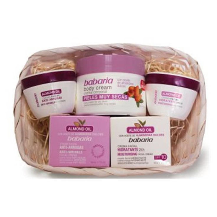 Babaria Almond Oil Crema Antirughe 50ml Set 3 Parti