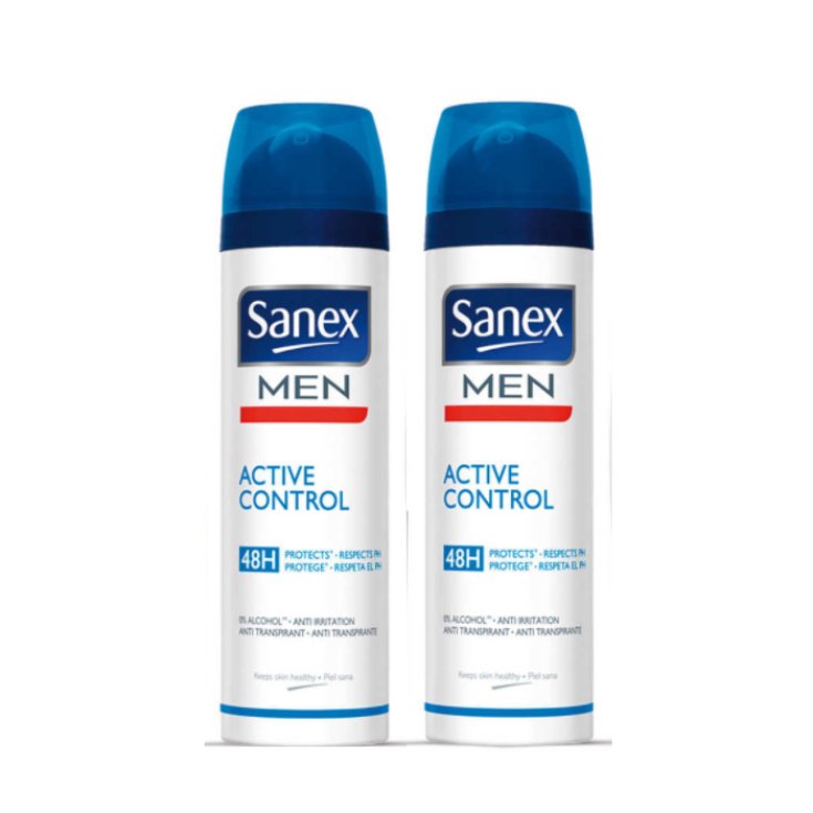 Sanex Men Active Control 48h Deodorante Spray 2x100ml