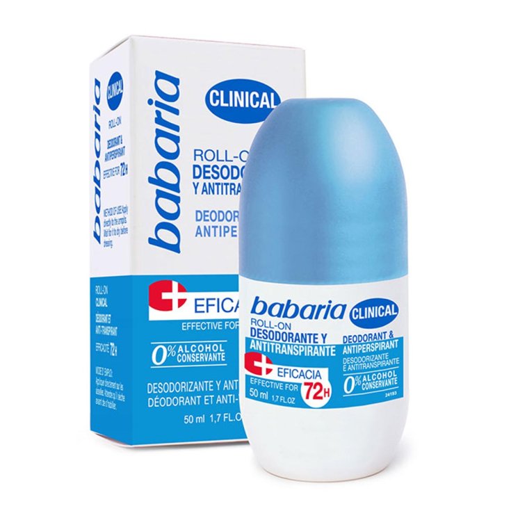 Babaria Clinical Roll-On Deodorante E Antiperspirante Roll On 50ml