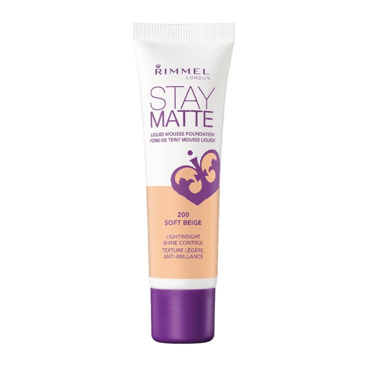 Rimmel London Stay Matte Liquid Mousse Foundation 200 Soft Beige
